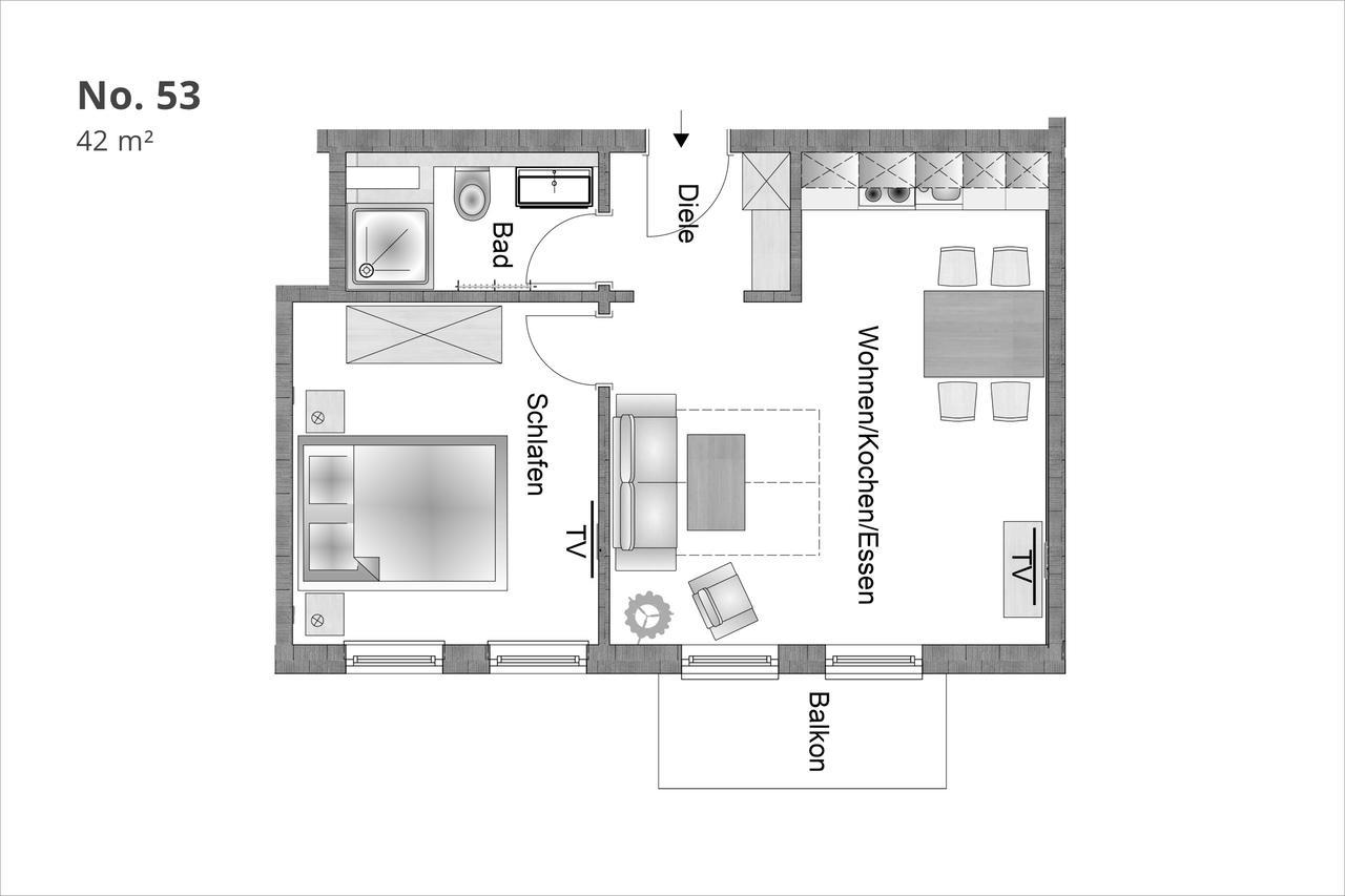 Apartament Min Huesung By Rujana Binz Zewnętrze zdjęcie