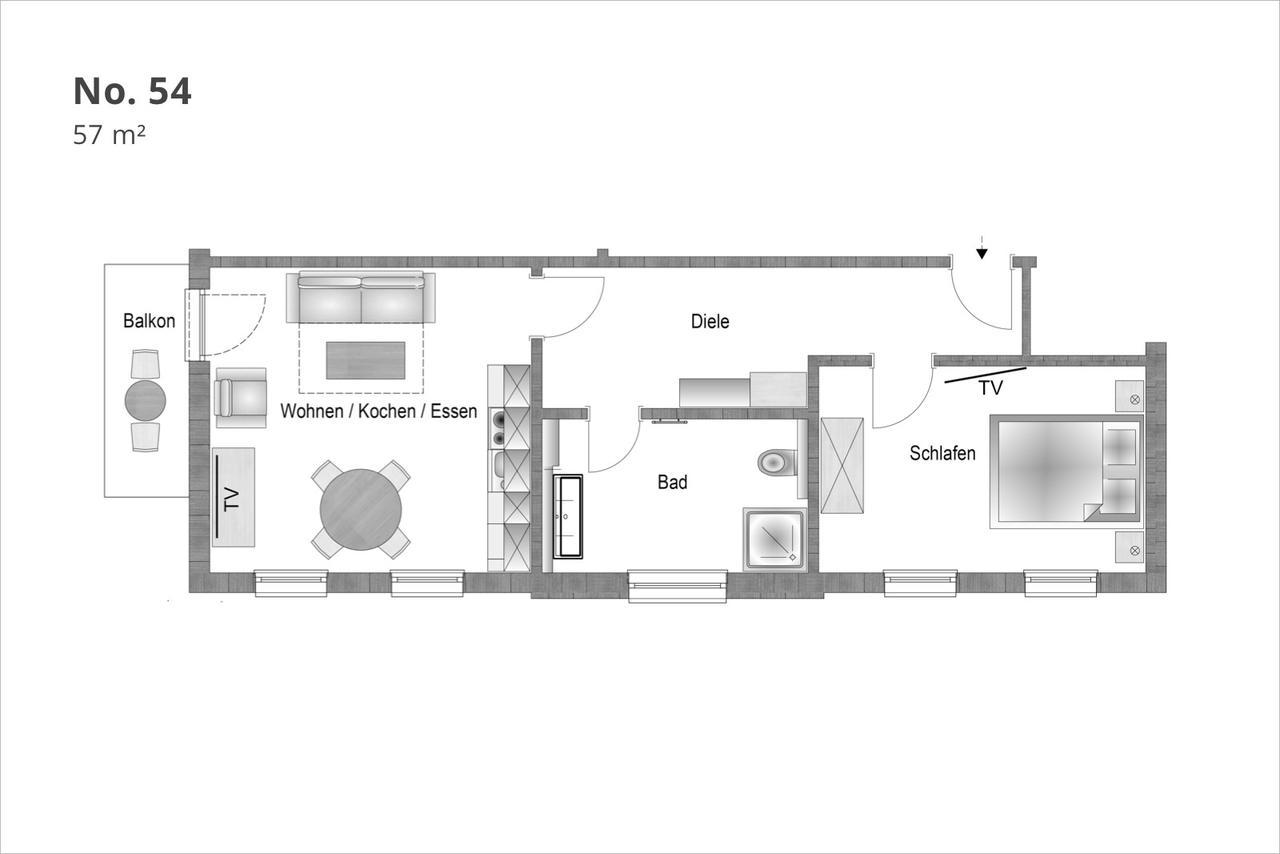 Apartament Min Huesung By Rujana Binz Zewnętrze zdjęcie