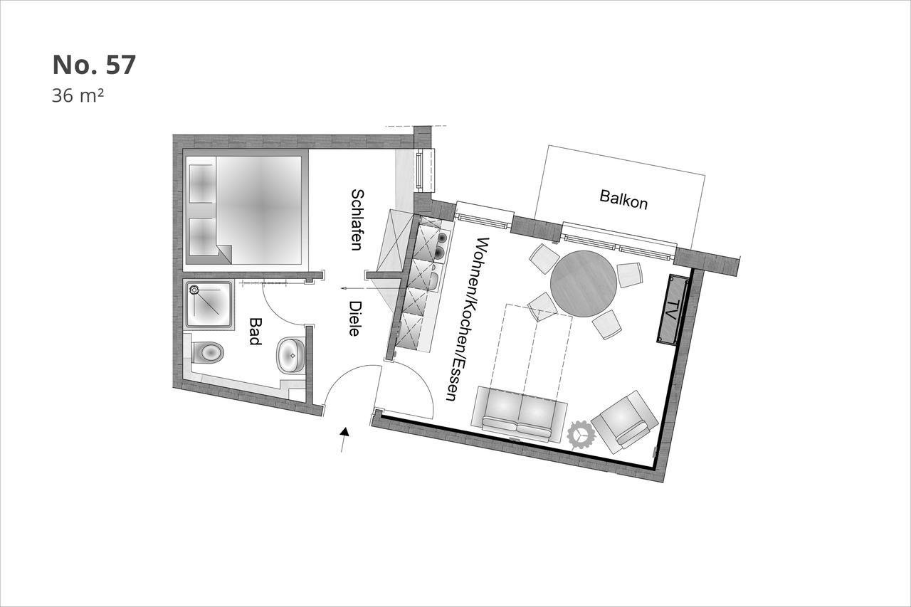Apartament Min Huesung By Rujana Binz Zewnętrze zdjęcie